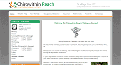 Desktop Screenshot of chirowithinreach.com