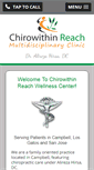 Mobile Screenshot of chirowithinreach.com